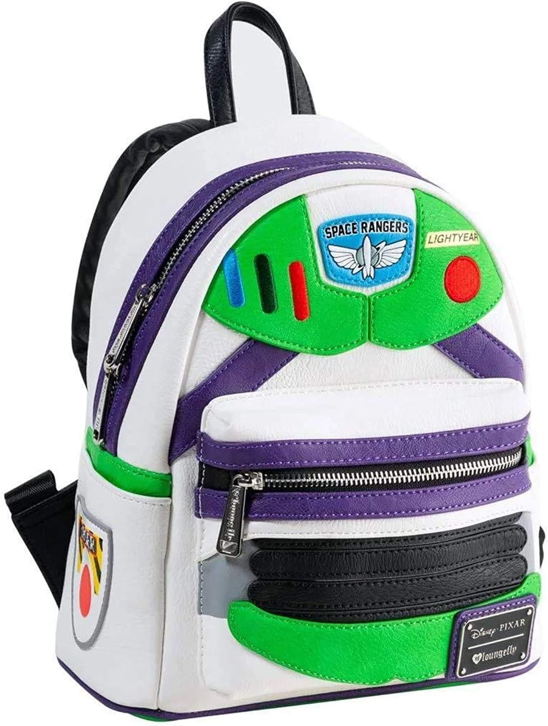 Loungefly x Disney Pixar Toy Story Buzz Lightyear Mini mochila, Multi colorido, Tamaño único, Moderno