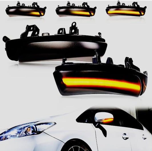 Mirror Sequential Turn Signal Smoke C Flowing Mirror Turn Signal Genuine Replacement Type for 30 Prius / 40 Series Prius α / Crown 200 Series