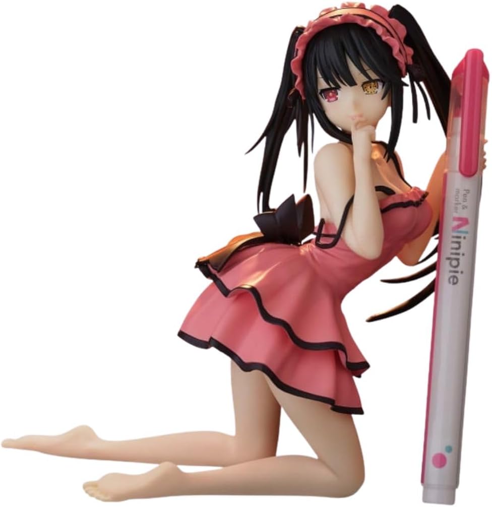 (Official) Date a Live Penfrey! Kurumo Tokizaki Sweet Silk Wear Ver. Figurine Collectible, Interior Decoration, Approx. 5.1 inches (13 cm)