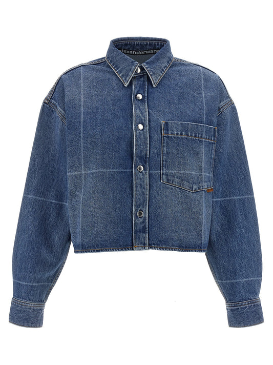Denim X Alexander Wang デニムxアレクサンダーワントリミングデニムシャツ - Image 1