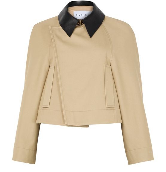 GIVENCHY Cropped pea coat in cotton and wool - Image 1