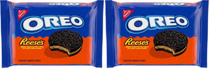OREO REESE'S Peanut Buttery Creme Chocolate Sandwich Cookies, 12.35 oz (Pack of 2)