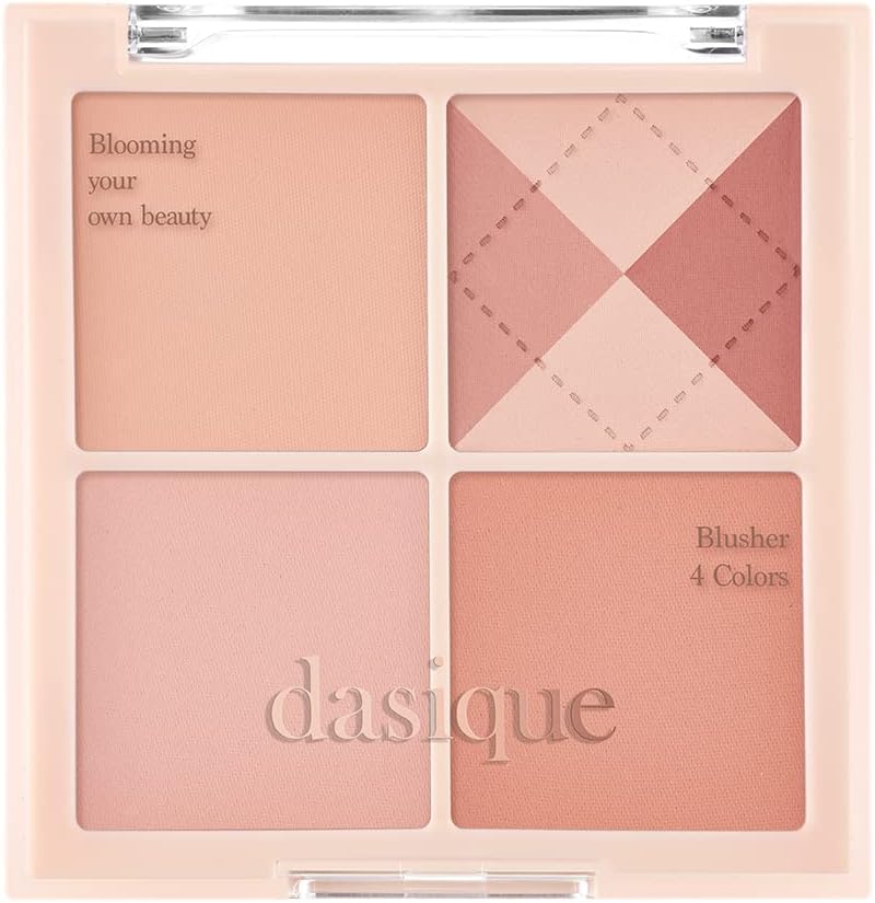 "Official" Daisy Blending Mood Cheek Blending Mood Blush / Blusher Palette / 4 Color Blusher / Yebé / Warm Tone & Cool Tone / Cheek Palette (04 Beige Knit)