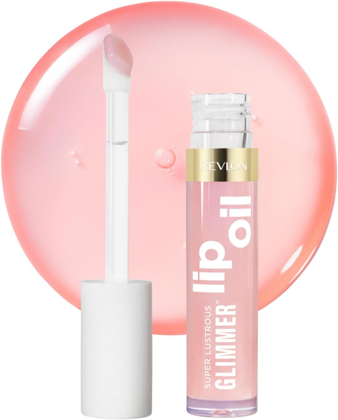 Lebron Super Rastras Glimmer Lip Oil 3.8mL 001 Candy Hearts (Color Image: Pink Clear) Lip Oil Lip Color Moisturizing Gloss Gloss