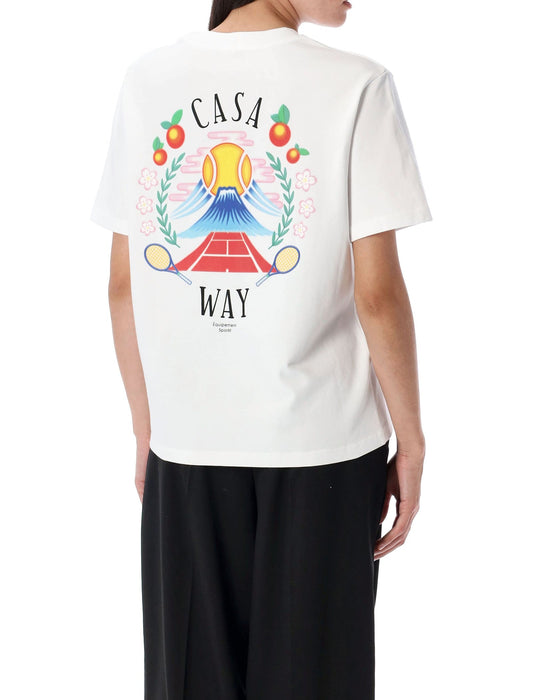 Casablanca カサブランカTシャツとポロスホワイト - Image 1