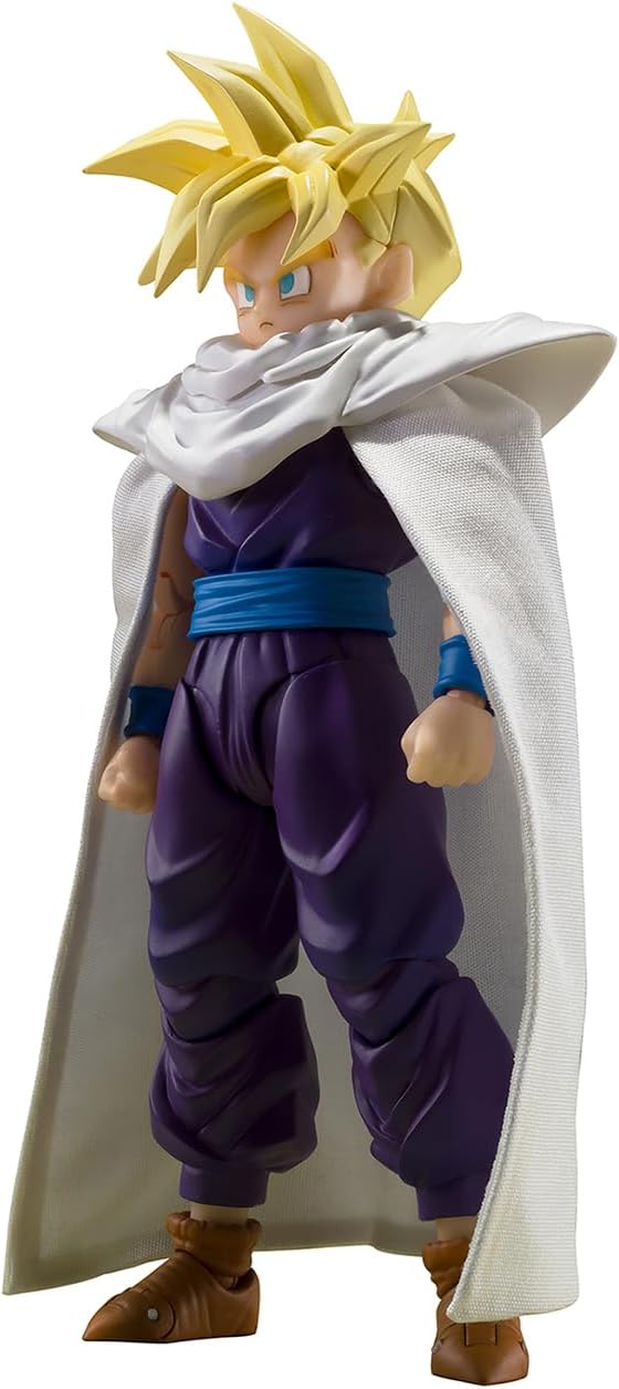 S.H. Figuarts Dragon Ball Z Super Saiyan Son Gohan - Warrior Beyond Goku, Approx. 4.3 inches (110 mm), PVC & ABS & Fabric, Pre-painted Action Figure