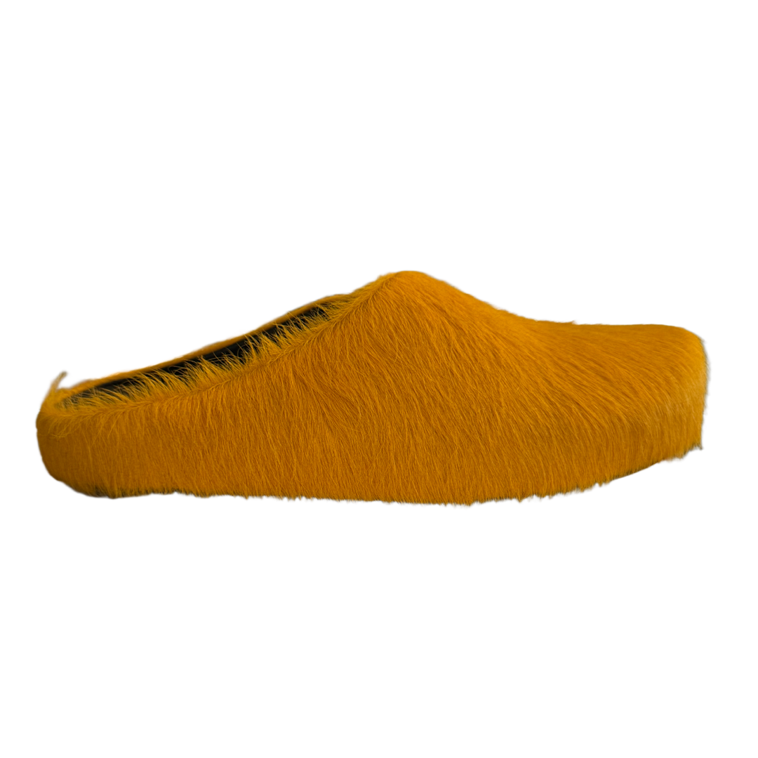 MARNI 'GOLD' SABOT SLIPPERS