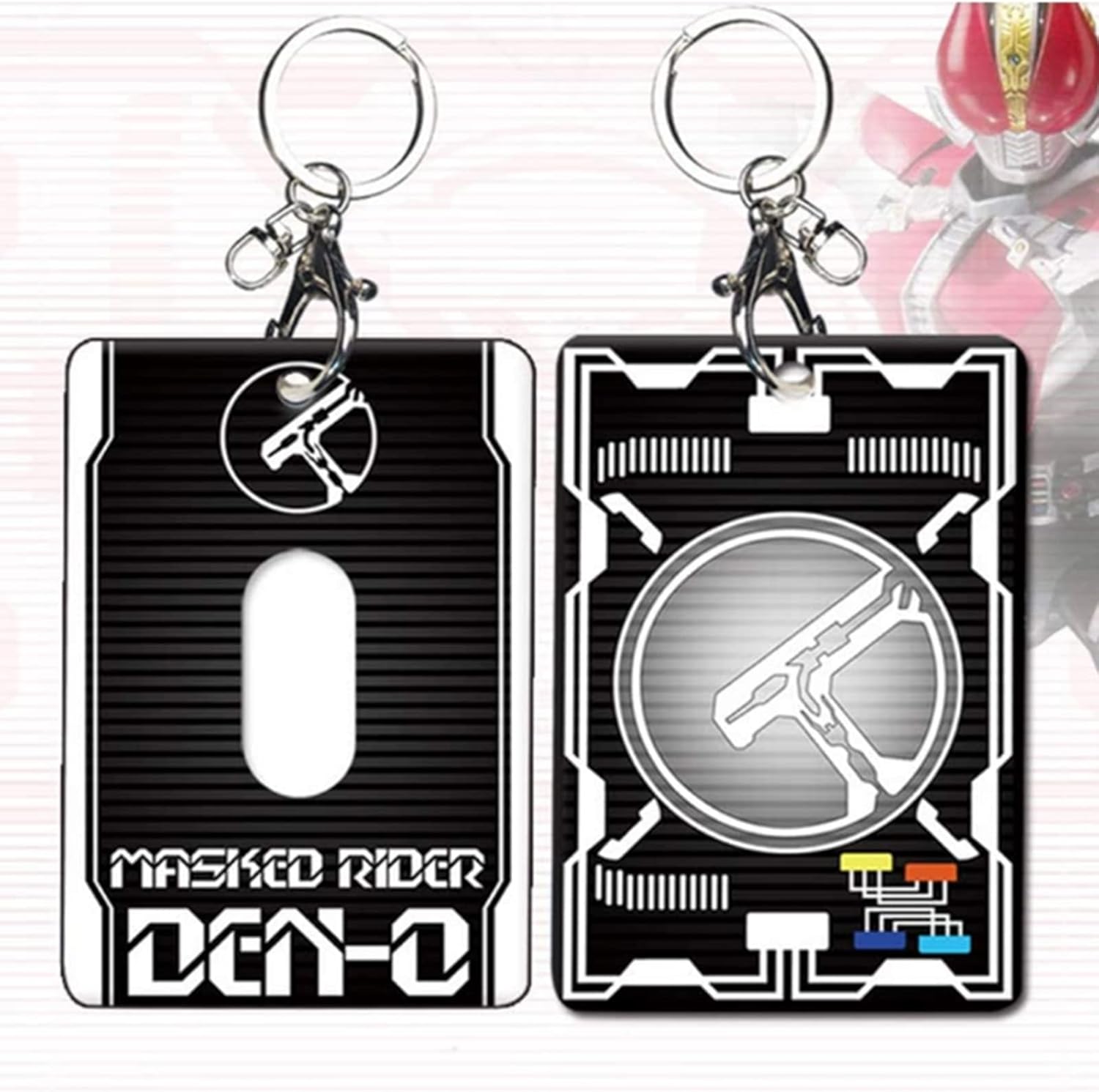 Kamen Rider Den-O Ryuki IC Card Case, Belt Element, Key Holder, Pass Case, Key Chain, Doujin Goods, Present (Den-O)