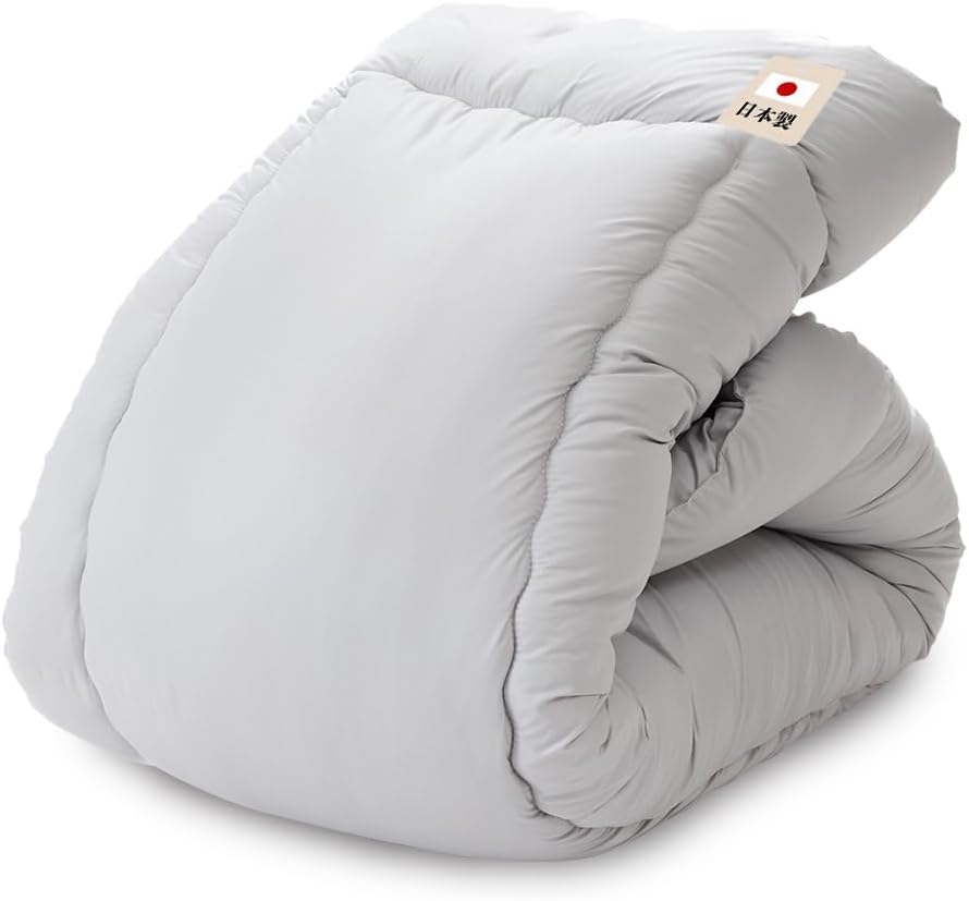 Iris Plaza Washable Comforter, Gray