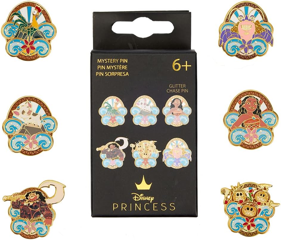 Loungefly Disney Moana Personajes Mystery Box Pin