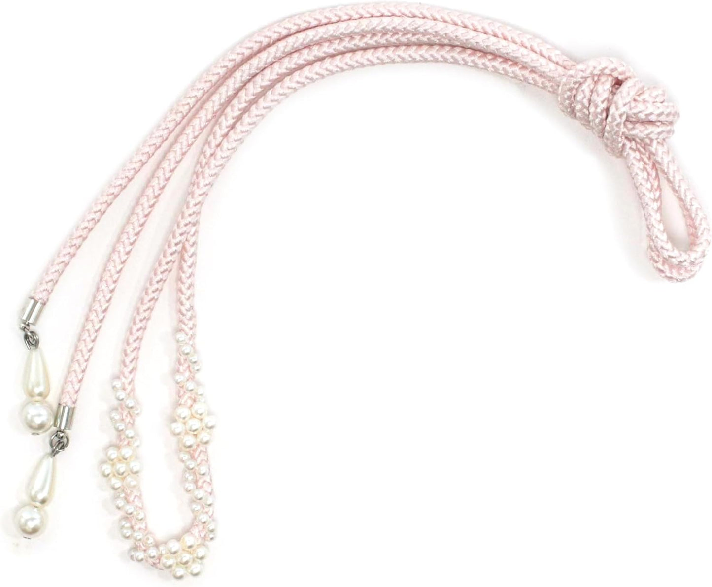 Kyoetsu Women's Obikazari Kazarihimo Decorative Cord Yukata Accessory w/ Faux Pearls