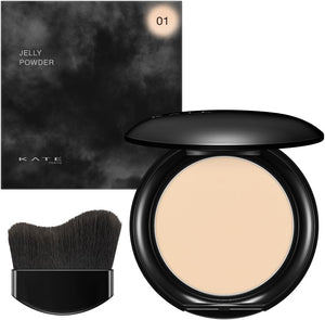 KATE 01 Jelly Leap Powder, Raw Luster, Lasting Color, Brilliant Color, Permanent Lustration, Permanent Gloss Fixing Brush, Allergy Tested, Non-Comedogenic Tested