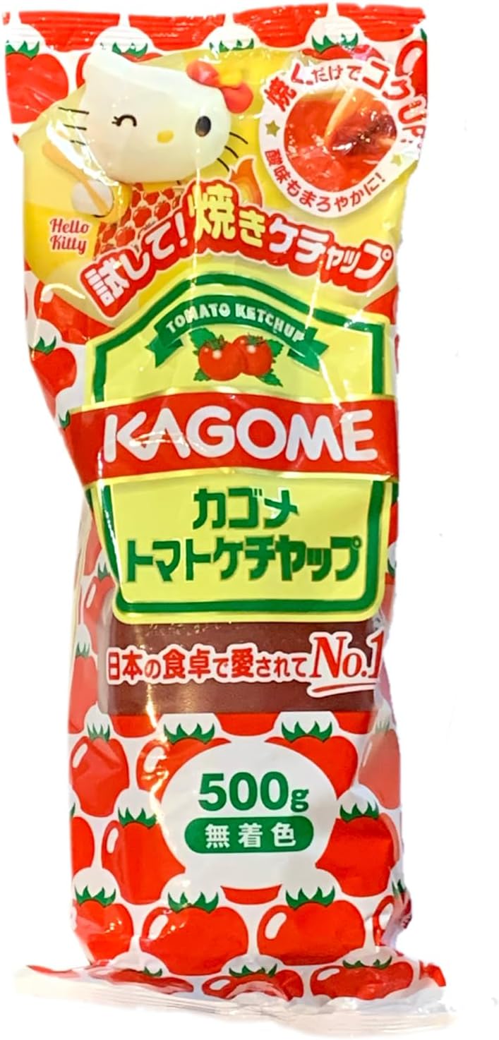 Kagome Tomato Ketchup Tube, 17.6 oz (500 g)