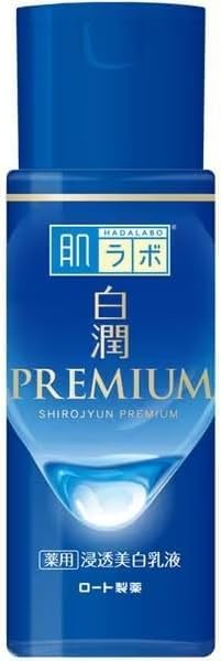 Hadalabo Shirojun Premium Medicated Penetrating Milky Lotion, 4.8 fl oz (140 ml) (Main Body)