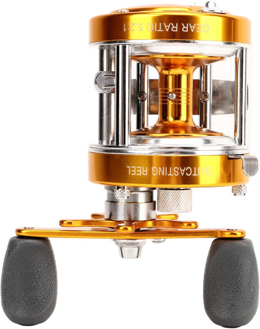 Bait Reel, Metal Fishing Reel (Left Hand)