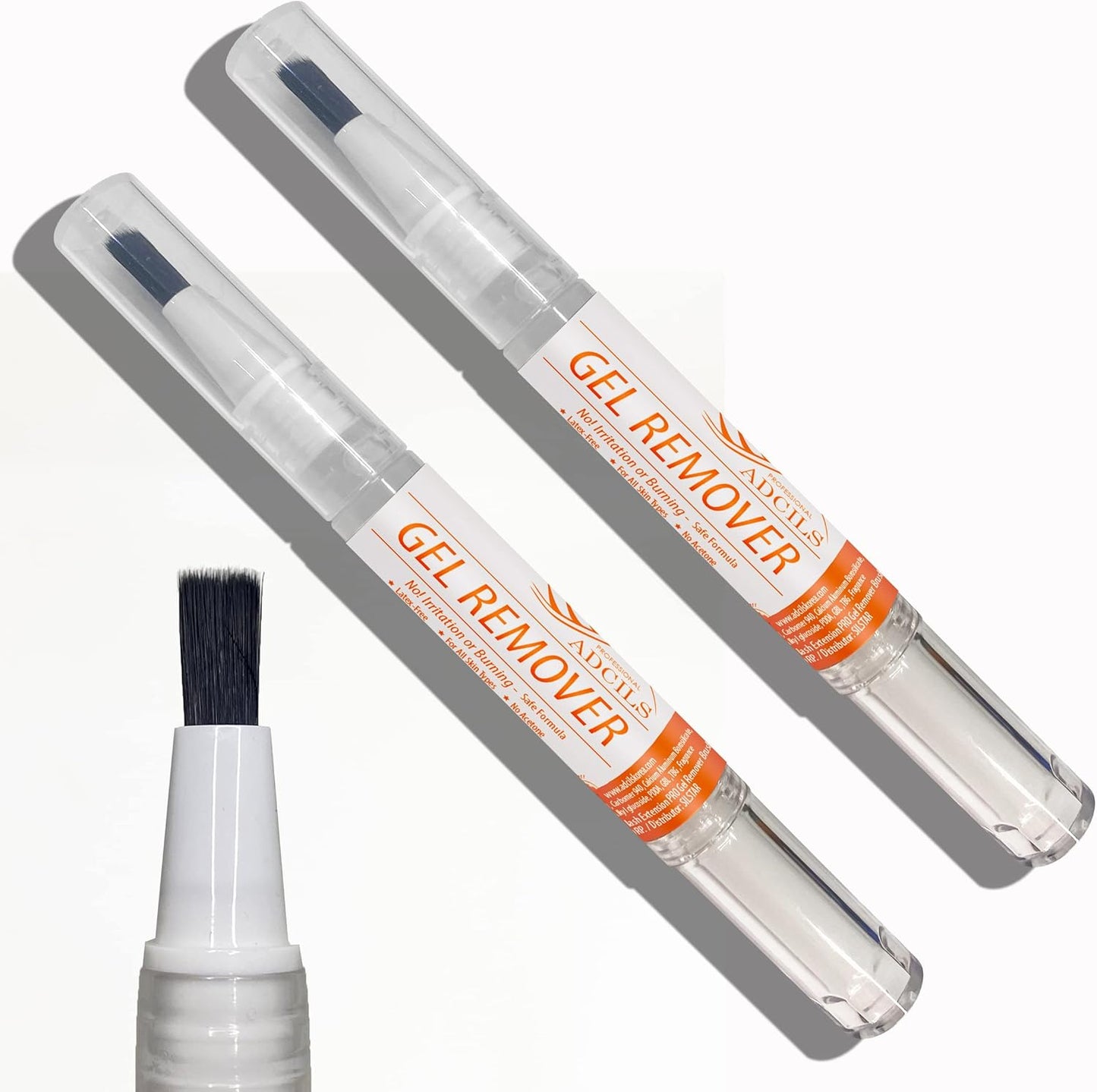 Eyelash Extension PRO Gel Remover Brush On 5g/0.17oz x 2pcs Citrus