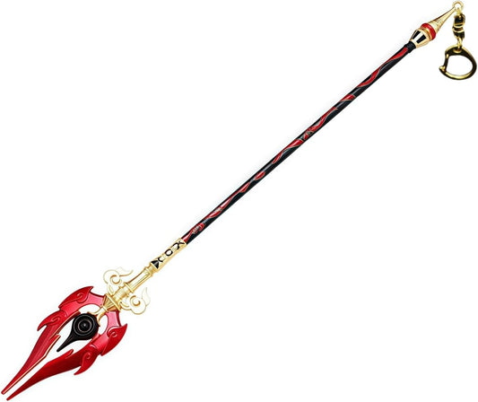 Akixen Haragami Walnut Fu-Tao Goma Wand Key Chain, Cosplay, Anime Tools, Lightweight, Accessory, Fashion Accessory, Halloween, Christmas Gift