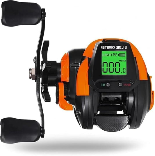 Electric Spinning Reel, USB Charging, Smooth Winding, Max Drag 10kg, 7.2:1 Gear Ratio, Lightweight, High Resistance, Long Range Casting, Perfect for Beginners in Ice Fishing