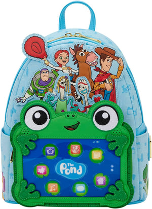 Loungefly Disney: Pixar - Toy Story 5 - To Infinity and Beyond - Mini mochila de personajes bordados - Regalo para niños y adultos - Bolsas coleccionables