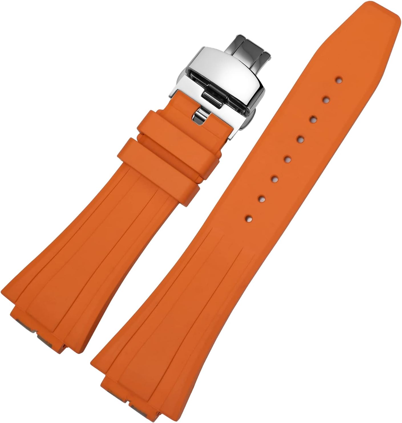 Waterproof Soft Watch Band, Fluorine Rubber Strap Strap, Butterfly Buckle, Strap, Watch Accessory, Custom Casio Compatible, G-SHOCK Compatible, Men's GM2100 GM-2100B