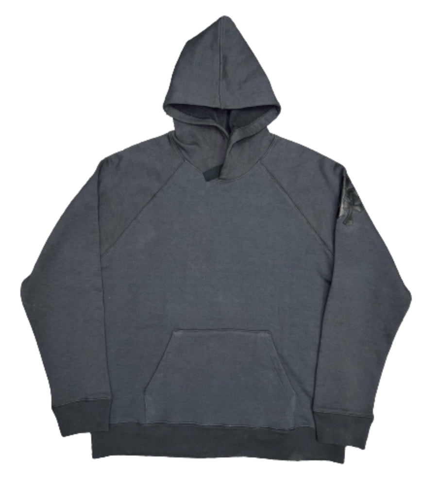 CHROME HEARTS 'TRIPLE CROSS' BLACK HOODIE