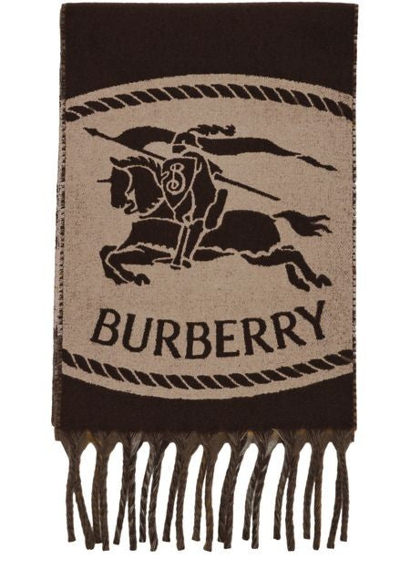 BURBERRY Knight cashmere scarf - Image 1