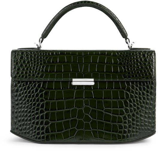 TOTEME Box croc-effect leather handbag - Image 1