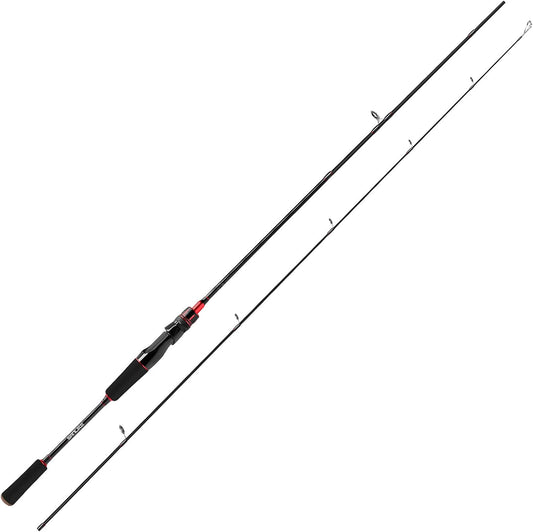 SANLIKE Egging Rod, Sea Bass Rod, Bait Rod, Spinning Rod, Ultra Lightweight, Carbon, O-Guide, Casting Rod, with 1 Tip, EVA Grip, Fishing Rod, Compact, For Saltwater Freshwater Applications, 5.9 ft