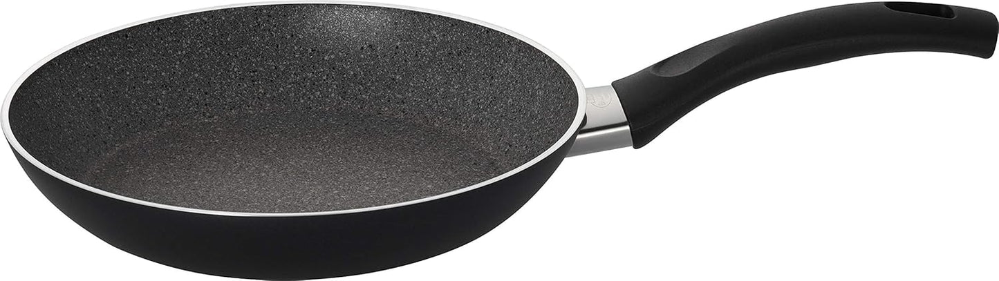 Ballarini 75001-777 Pavia Series Frying Pan, 9.4 inches (24 cm), For Gas Stoves, Granitium 5-Layer Coating, Made in Italy