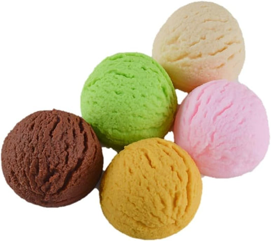 Speed mao Delicious Ice Cream, Food Sample, Set of 5 Types