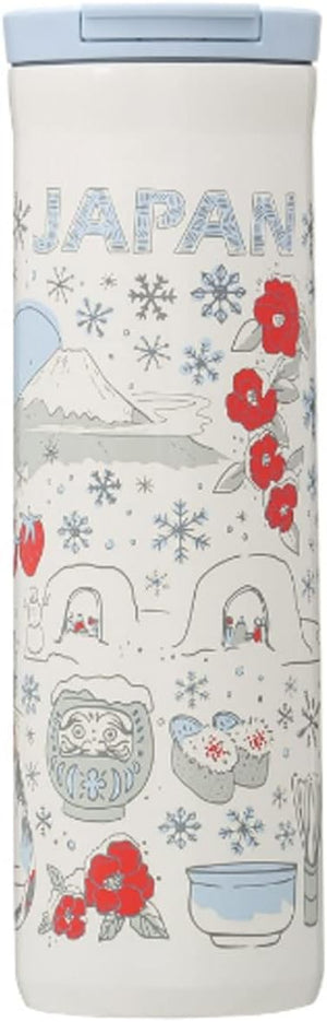Starbucks Been There Series Stainless Steel Bottle, Japan Limited, 16.1 fl oz (473 ml), Winter, Stainless Steel, Brand, Present, Cute, Stylish, Return, Christmas, Halloween, Valentine's Day