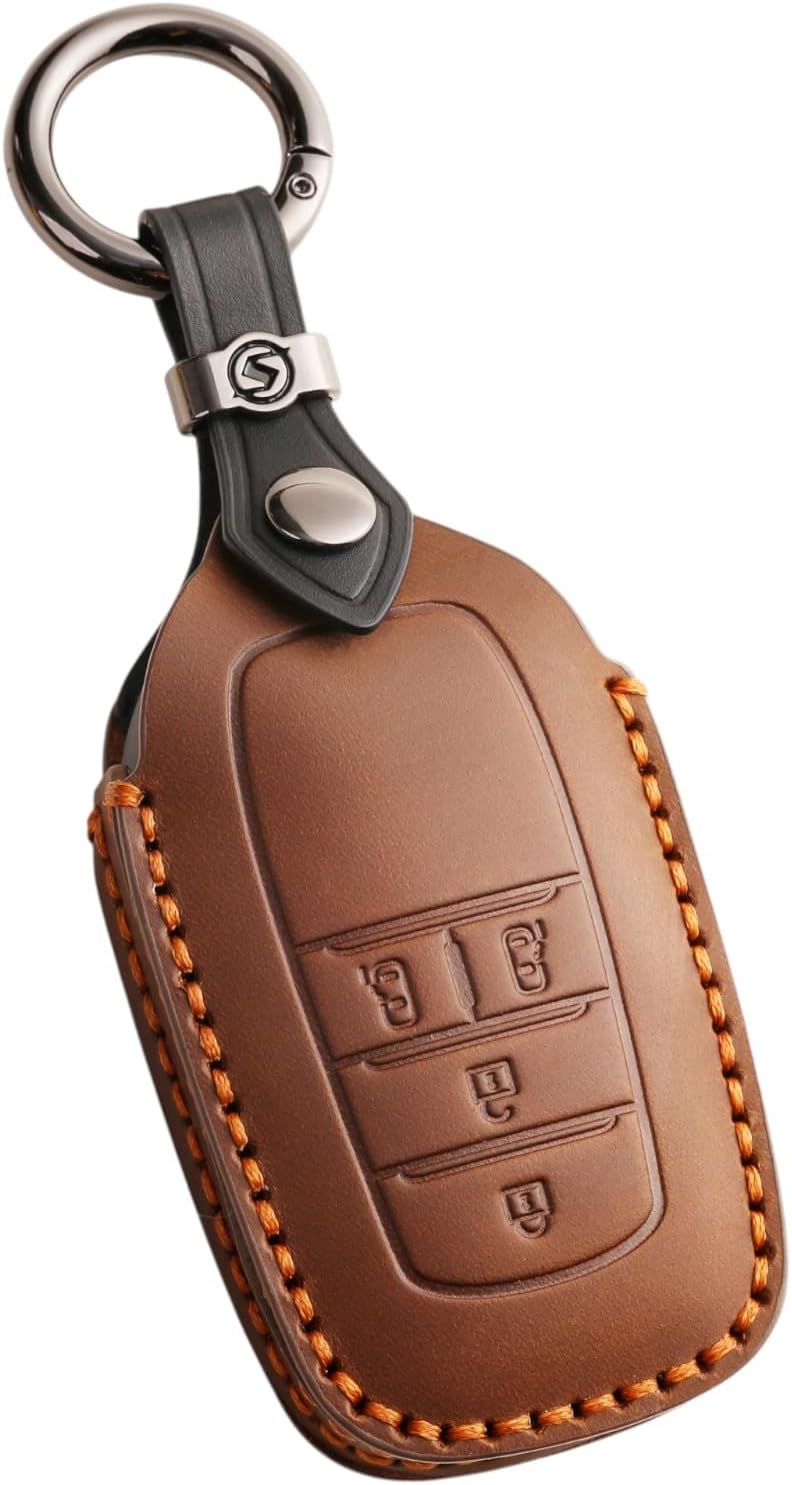 New VOXY 90 Series Key Case, Noah 90 Series, Key Cover, New Model Voxy Key Cover, New Sienta, Key Case, 5 Buttons, 4 Buttons, Toyota Genuine Leather Key Cover, 2023, Accessory Parts (Genuine Leather 4
