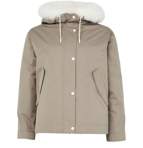 YVES SALOMON Hooded cotton parka - Image 1