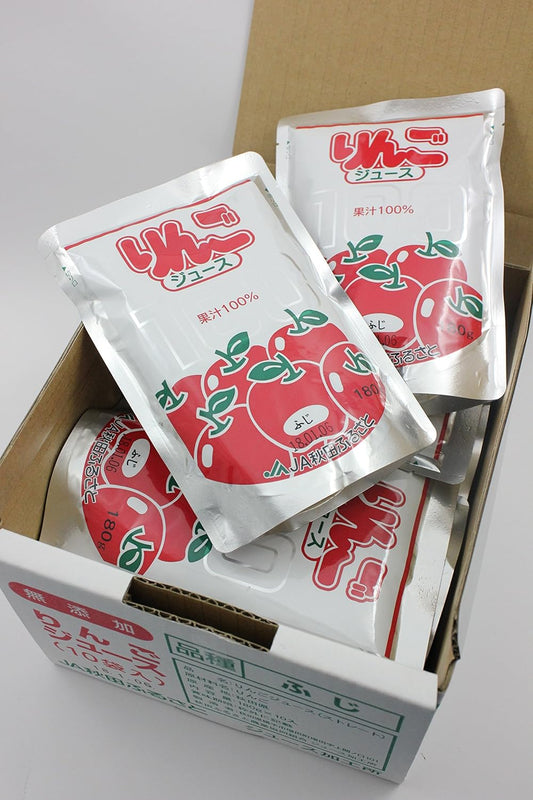 JA Furusato Apple Juice, Pack of 10