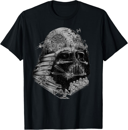 Star Wars, camiseta gráfica de Darth Vader "Build The Empire" para hombre