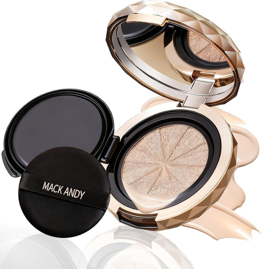 #01 Essence in Cushion, Glossy, Cream Skin, Pore Cover, High Moisture Retention, Long Lasting Wear, Prevents Dullness, Prevents Stickiness, Skin Care Foundation