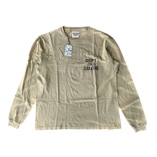 GALLERY DEPT 'OLIVE FRENCH LOGO' LONG SLEEVE