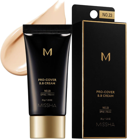MISSHA M Pro Cover BB Cream No.23 Natural Skin Tone (1.2 oz (35 g)