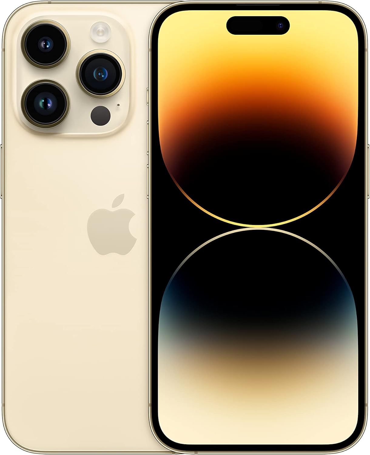 【Refurbished】 Apple iPhone 14 Pro, 128 GB, Gold, SIM Free/Unlocked, 5G Compatible (Refurbished)