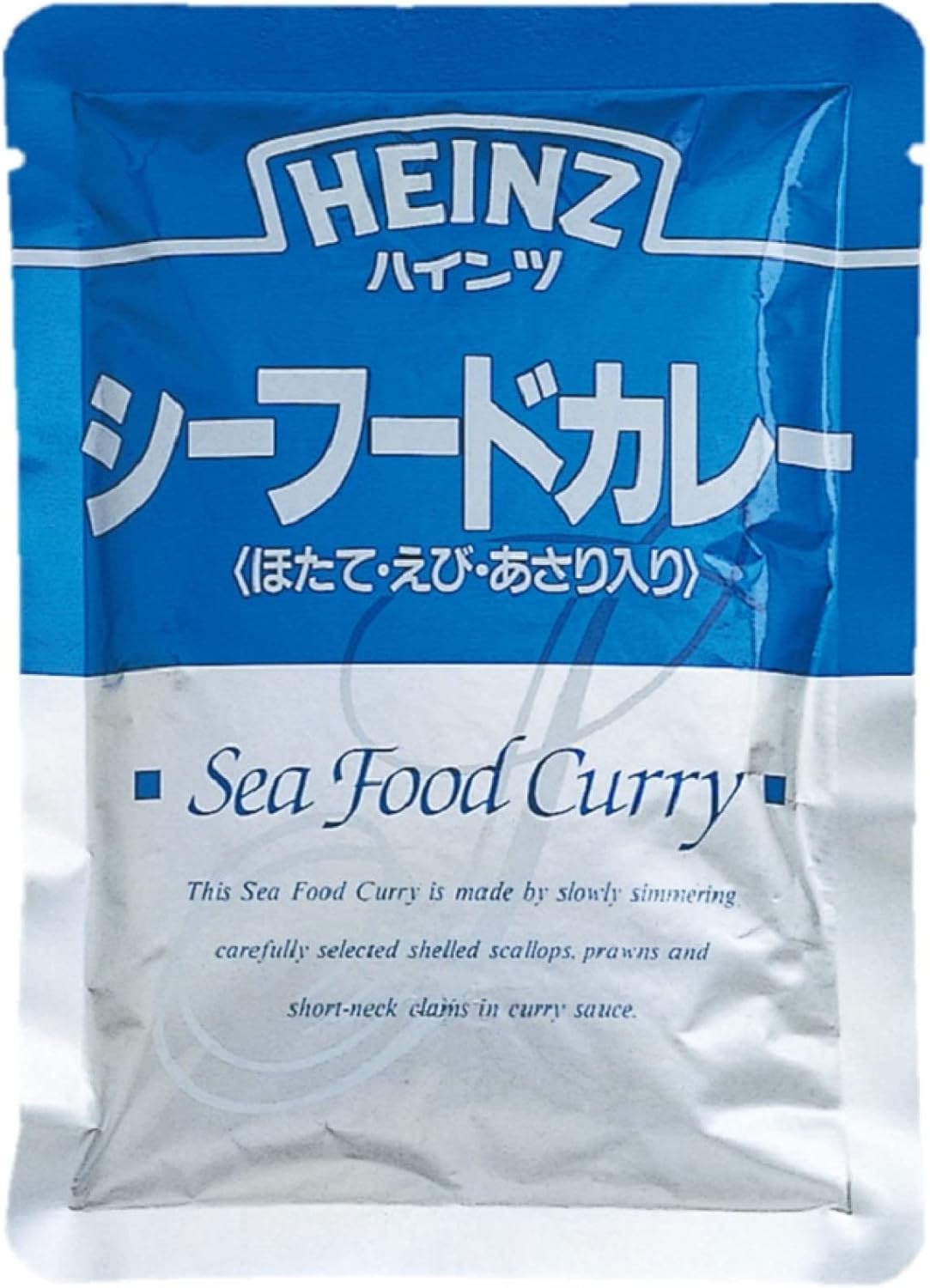 Heinz Seafood Curry with Domestic Scallops, Commercial Use, Medium Spicy, 7.1 oz (200 g) x 10 Bags