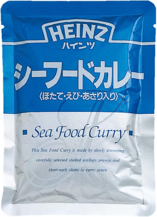 Heinz Seafood Curry with Domestic Scallops, Commercial Use, Medium Spicy, 7.1 oz (200 g) x 10 Bags
