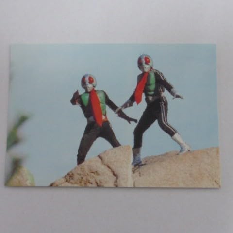 2003カルビー仮面ライダーカードNo.470やったぞ、仮面ライダー！ ≪仮面ライダーチップスカード≫