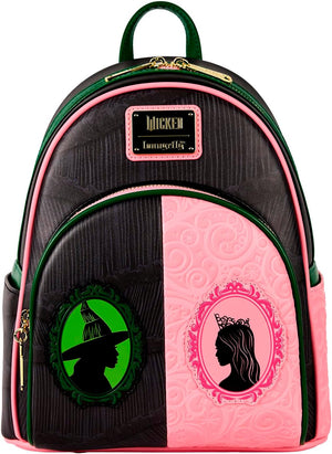 Loungefly Wicked Mini Backpack Glinda and Elphaba - Exclusive - Premium Vegan Leather - Gift Idea - Official Merchandise for Boys Girls Men Women