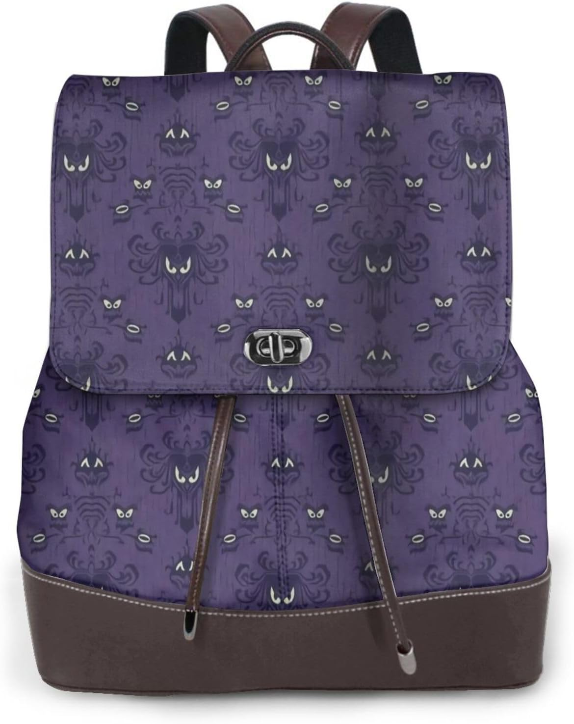 Haunted Mansion - Mochila para mujer, de cuero, a la moda, lindas mochilas pequeñas, ligeras, informales, viajes, senderismo, mochila para laptop, mochila de hombro