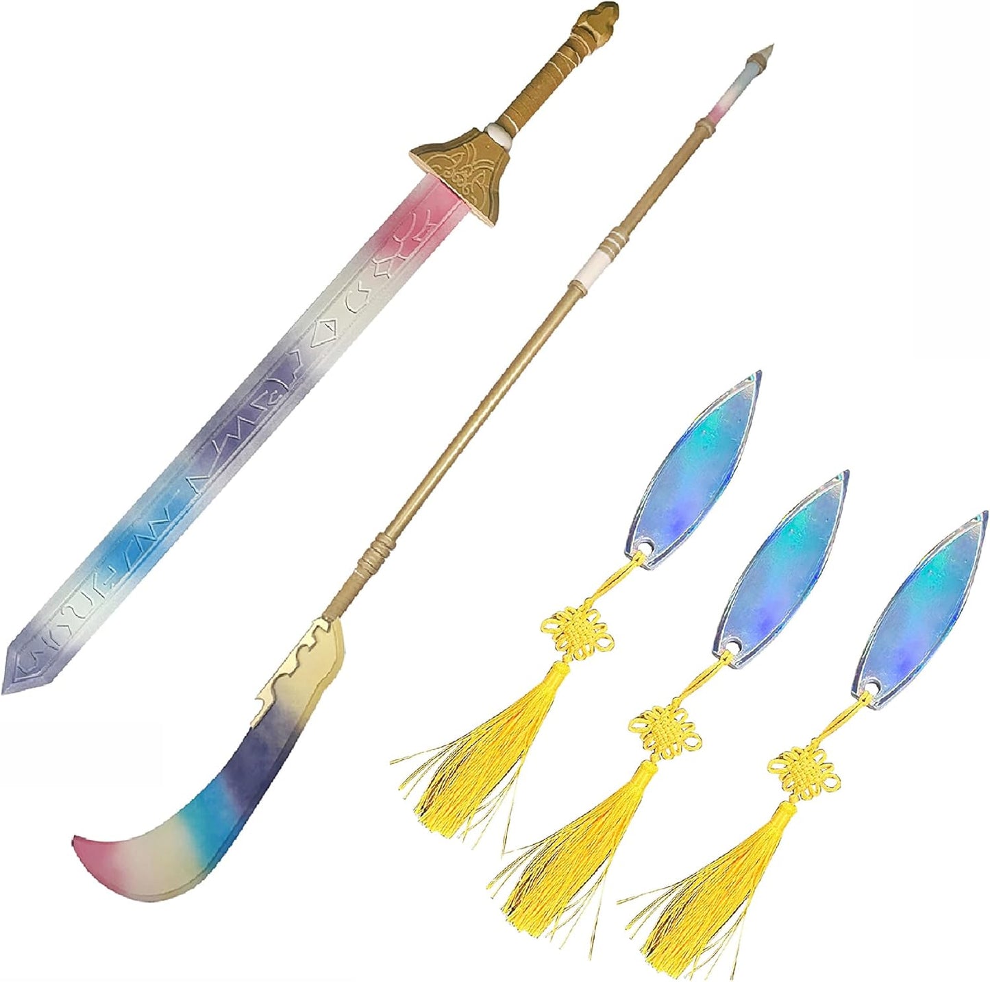 XUHCLKA Cosplay Tool, Girls, Demon Hunters, Huntricks, Lumi, Mira, Zoy, Weapon, Sword, Toy, PVC Cosplay, Costume, Present