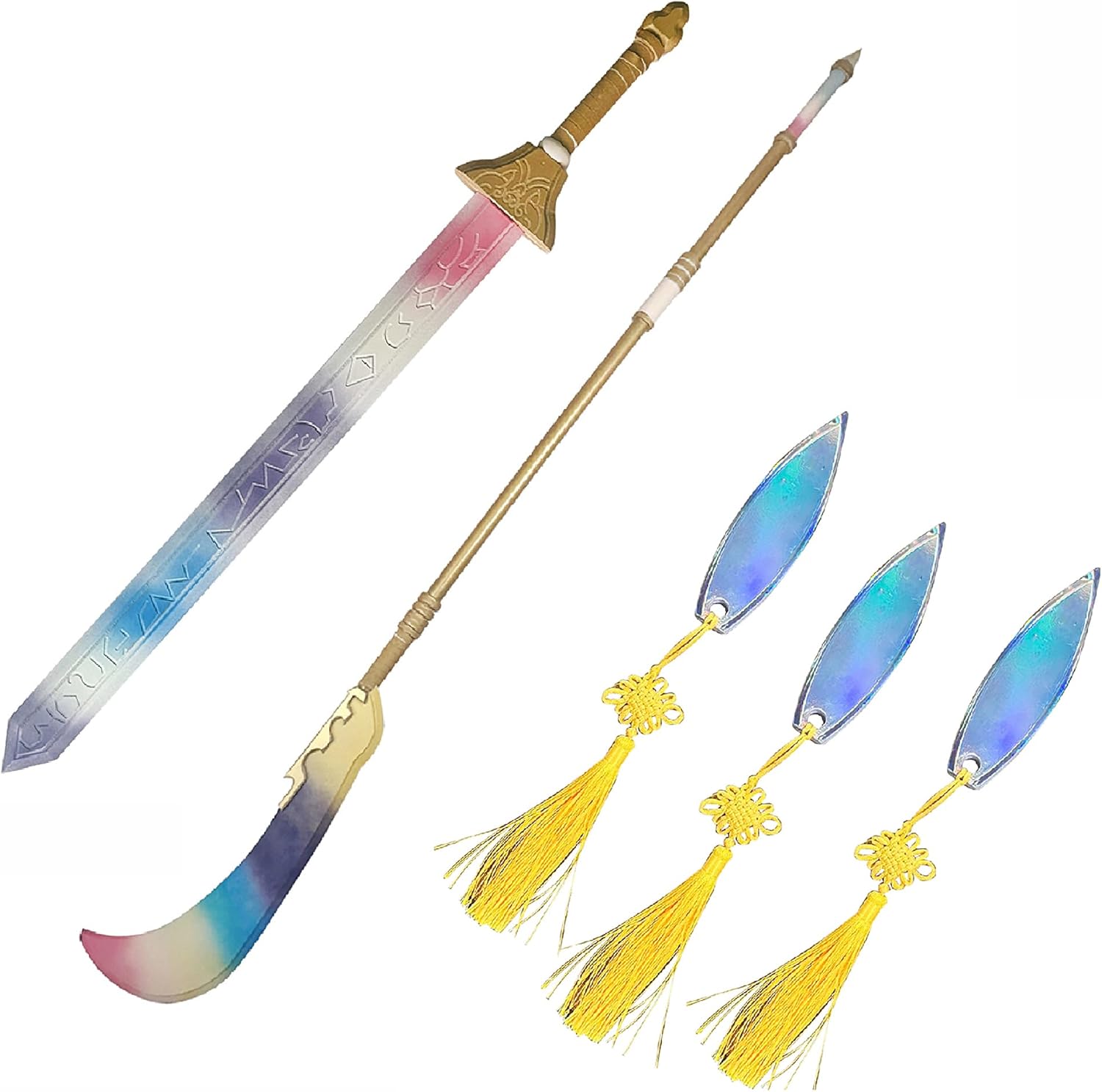 XUHCLKA Cosplay Tool, Girls, Demon Hunters, Huntricks, Lumi, Mira, Zoy, Weapon, Sword, Toy, PVC Cosplay, Costume, Present