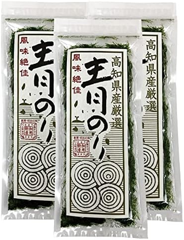 Selected Blue Onigiri Raw Algae from Kochi Prefecture 0.4 oz (10 g) Total of 3