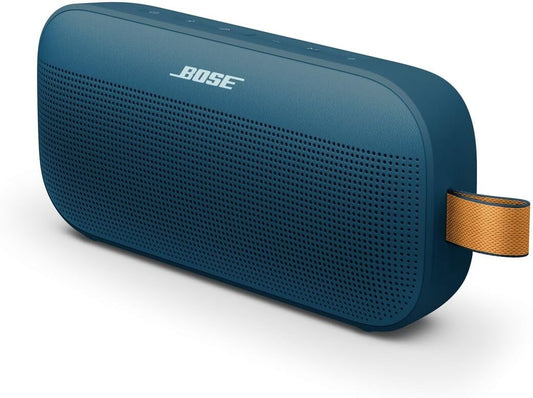 Bose SoundLink Flex Portable Speaker LE (2nd Gen) Wireless Bluetooth Mini Portable Speaker with Hi-Fi Audio, Up to 12 Hours of Playtime, Waterproof and Dustproof, Twilight Blue