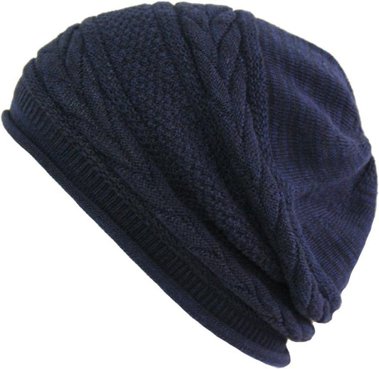Cocolo Beanie with Organic Braided Borders, For Spring & Summer, Made in Japan, Post-Chemotherapy/Medical Purposes