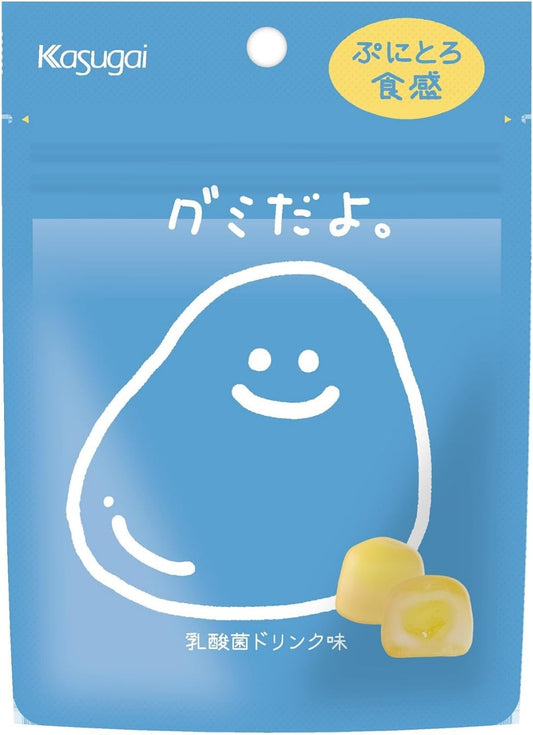 Kasugai Seika Gummyo Lactic Acid Bacteria Drink Flavor, 2.1 oz (60 g)